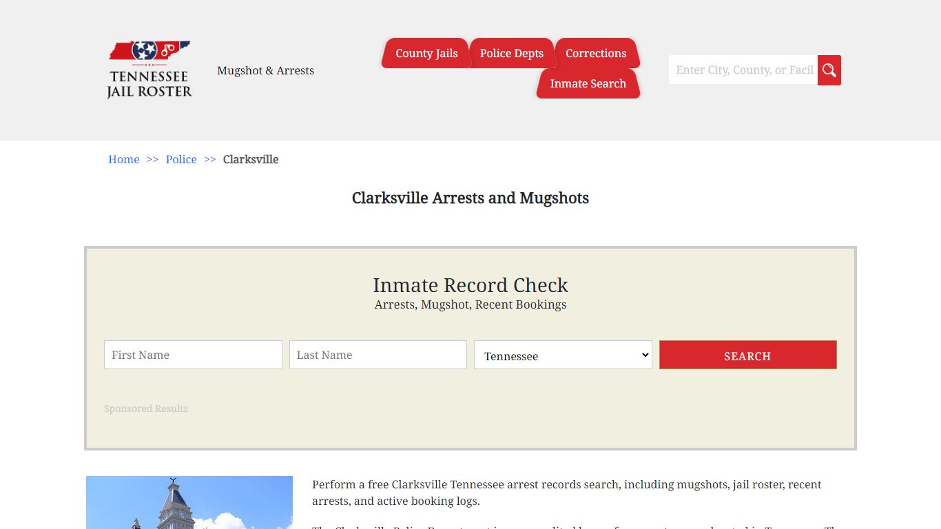 Clarksville Arrests and Mugshots | Jail Roster Search